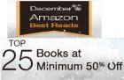 Top 25 best-selling books at minimum 50% off