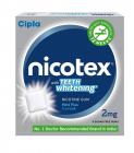 Cipla Nicotex Nicotine Teeth Whitening Gum -TW 2 mg (9x10 Pieces, Mint)