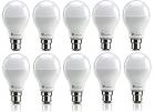 Syska SRL Base B22 9-Watt LED Bulb (Pack of 10, Cool White)