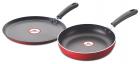 Bajaj Majesty Duo Cookware Set, 2-Pieces, Black, With Free Spatula