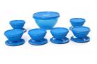 Signoraware Pudding Set, 7 Pieces, Turquoise Blue