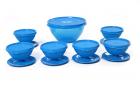 Signoraware Pudding Set, 7 Pieces, Turquoise Blue