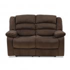 Royaloak Divine Two Seater Recliner (Brown)