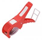 Amiraj Plastic Vegetable Cutter, White and Red