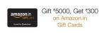 Gift Rs. 5000 & get Rs. 3000 on Amazon.in Gift Cards