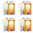 Wipro Garnet Base B22 10-Watt LED Bulb (Pack of 4, Cool Day White)