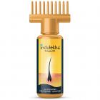 Indulekha Bringha Ayurvedic Hair Oil 100 ml, Hair Fall Control and Hair Growth with Bringharaj & Coconut Oil - Comb Applicator Bottle for Men & Women