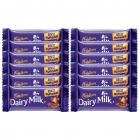 Cadbury Dairy Milk Roast Almond Chocolate Bar, 36g (Pack of 12)