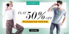 Flat 50% off on Clothing