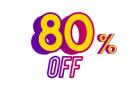 Flat 80% Off On Clothing & Accessories