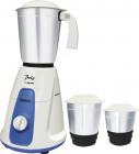 Inalsa Polo 550 W Mixer Grinder  (White, Blue, 3 Jars)