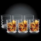 Cello Atrani Tumbler Set, 240ml/7.5cm, Set of 6, Clear