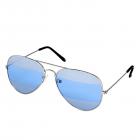 Silver Kartz Aviator Unisex Sunglasses(Wy-220|50|Blue)