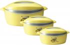 Milton Desire Junior Pack of 3 Casserole Set  (500 ml, 1000 ml, 1500 ml)