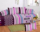 Exporthub Premium 8 Piece 120 TC Cotton Diwan Set - Wine