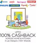 100% Cashback Across Home & Kitchen
