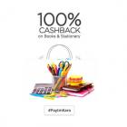 Books & Stationery 100 % Cashback Sale