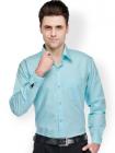 Nu Look Men Blue Slim Fit Formal Shirt