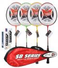 Silver SB 719 Badminton Combo (7 Pieces)