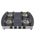 Pigeon Blackline Oval SS Gas Stove (4 Burner)