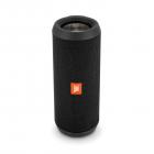 JBL Flip 3 Stealth Waterproof Portable Bluetooth Speaker with Rich Deep Bass (Black), Without Mic