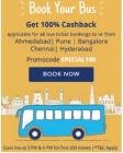 100% cashback on Bus tickets for first 200 tickets