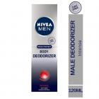 Nivea Men Body Deodorizer, Intense, 120ml