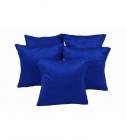 Me Sleep- Deep Blue Velvet Cushion Covers (Set of 5)