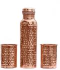 Signoraware Hammered Copper With two 1550ml 1550 ml Bottle  (Pack of 3, Copper, Copper)