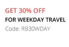 Get 30% Off (Max Discount Of Rs.125) on All Bus Bookings For Weekday Travels