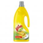 Vim Dishwash Liquid Gel Lemon, With Lemon Fragrance, Leaves No Residue, Grease Cleaner For All Utensils, 1.8l Can