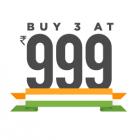 Buy 3 At Rs 999