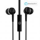 Motorola Pace 100 in-Ear Headphones with Mic (Black)