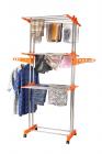 BMS Lifestyle 2-Pole Steel Drying Rack, Orange