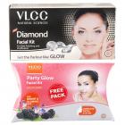VLCC Diamond Facial Kit, 60g with Free Party Glow Facial Kit, 60g
