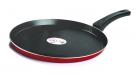 Pigeon Mio Aluminum Flat Tawa, 250mm, Pink/Red