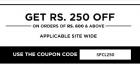 Rs.250 off on Rs.600