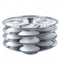 Pearl Stainless Steel Idli Stand 4 Plates