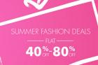 Summer Fashion Deal Flat 40% - 80% - Extra 5% With Payumoney