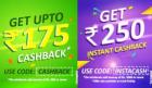 Get Rs.250 Cashback on Add money of Rs.5000 or more! (All User)