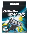 Gillette Mach3 Blades - 12 Cartridges