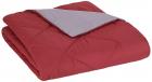 AmazonBasics Reversible Microfiber Comforter - King (102"x90") - Burgundy
