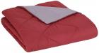 AmazonBasics Reversible Microfiber Comforter - King (102"x90") - Burgundy