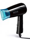 Nova Silky Shine 1200 W Hot And Cold Foldable NHP 8100/05 Hair Dryer  (Black, Blue)