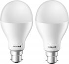 Philips 15 W B22 LED Bulb  (White, Pack of 2)