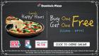 Dominos Pizza Buy 1 Get 1 Free + 20% Cashback