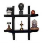 Forzza Aldo Wall Shelf (Black)