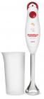 Maharaja Whiteline Turbomix DLX 350-Watt Hand Blender (White and Red)