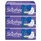 Stayfree Dry Max All Night XL Sanitary Napkins with Wings, Extra Large, Jumbo Pack (84 Count)