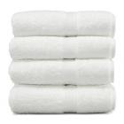 Fresh From Loom 4 Piece 450 GSM Cotton Face Towel Set - White